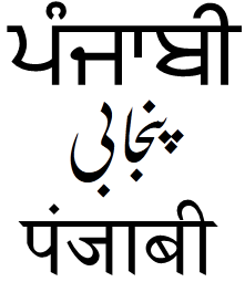 Punjabi gurmukhi shahmukhi devanagari.png