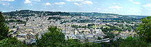 Bath city centre as seen from Alexandra Park