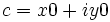 c = x0 + iy0