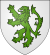 A heraldic lion