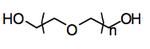 Chemical structure of polyethylene glycol