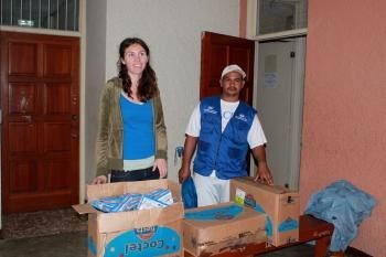 Haiti food distribution 