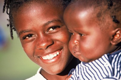 Girl and sister, Angola