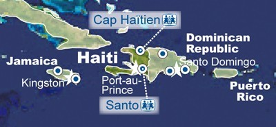 Haiti map