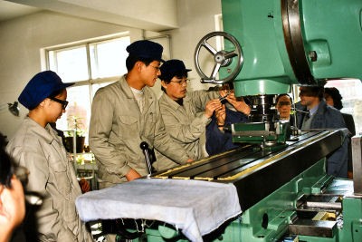 Learning new skills at SOS Hermann Gmeiner Vocational Technical College in Qiqihar, China