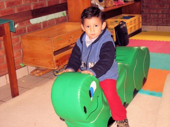 Children at Lima, Peru attend day care run by SOS Children