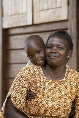 Mother and child from Gulu, Uganda