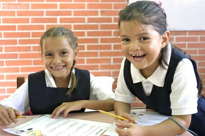 Children at the SOS School Maracaibo, Venezuela