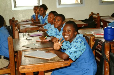 Children from the SOS School Tema, Ghana