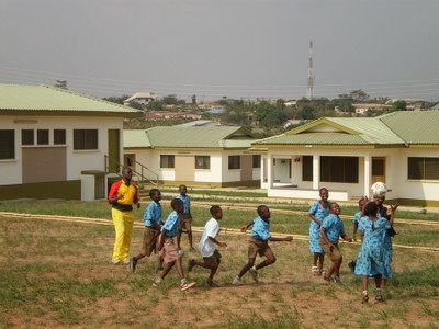 Children playing at SOS Children's Village Kumasi, Ghana