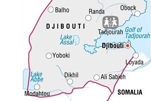 Djibouti map