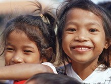 Cambodian girls