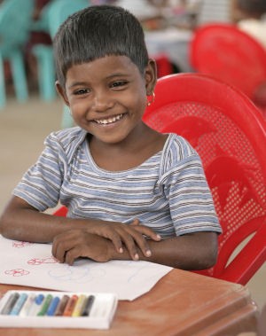 Child in trauma centre