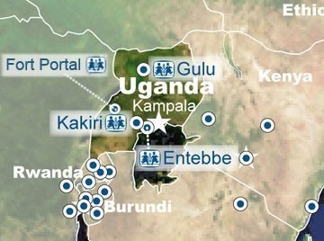 Uganda Map