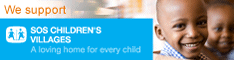 We support SOS Children banner