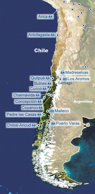 Chile map