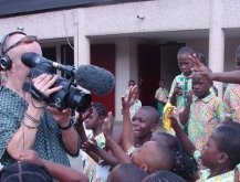 Filming at SOS Children's Village