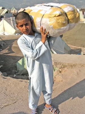 Refugee camp in North Pakiston