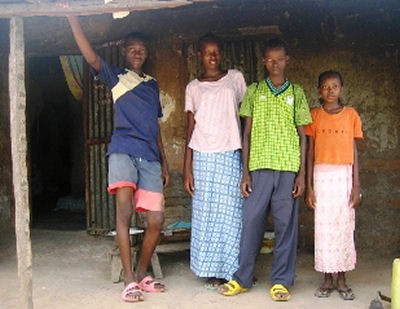 Family supported by SOS FSP at Bakoteh, Gambia