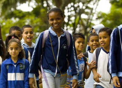 Children at Poa, Brazil