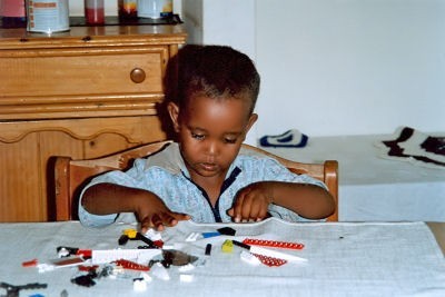 Child at Mogadishu, Somalia