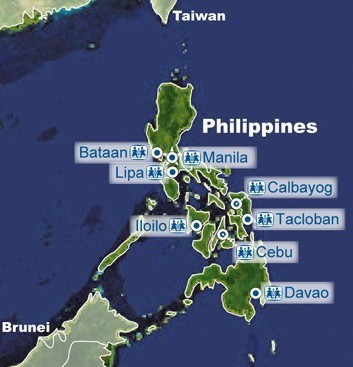 Philippines map