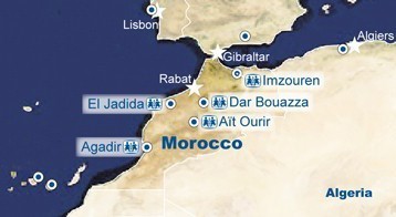 Morocco map