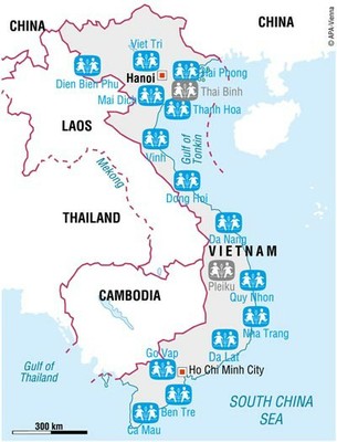 Vietnam map