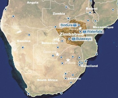 Zimbabwe Map