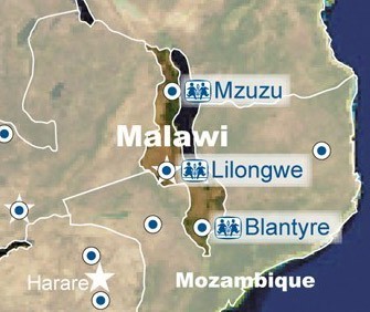 Malawi Map