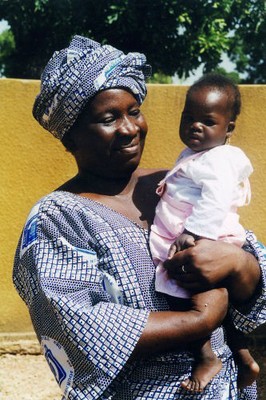 Mother and child from Ouagadougou, Burkina Faso