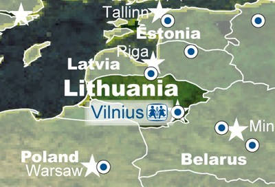 Lithuania map