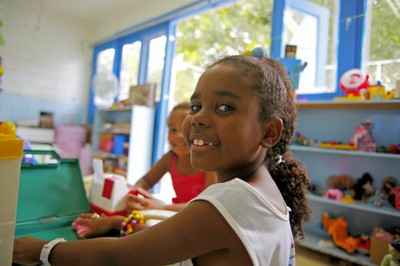 Child from Jacarepaguá, Brazil