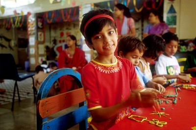 Child from Greenfields, India