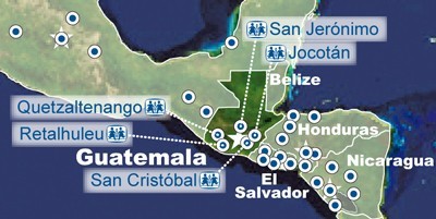 Guatamala map